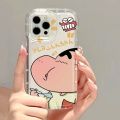 Lovely Crayon Shinchan Phone Case for iPhone 15 14 13 12 11 Pro Max XR XS X 8 7 6 6S Plus SE 2020 Cartoon Clear Silicone Cover. 
