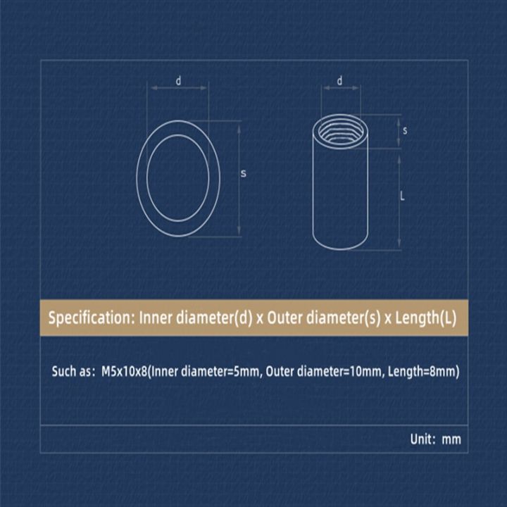 10pcs%20M3%20M4%20M5%20M6%20M8%20304%20Stainless%20Steel%20Coupling%20Nut%20Lengthen%20Thicken%20Round%20Cap%20Column%20Joint%20Cylindrical%20Conversion%20Screw%20Nuts%20-%20Image%205