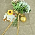 Gold Wrapping Ribbon Shiny Wedding Party Decoration DIY Craft Cake Gift Bow Wrapping Ribbon.
