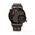 Oulm Brand Fashion Trend Men's Watch Dual Time Zone Personalized Sports Quartz Men's Watch Foreign Trade 9591. 