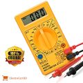 Digital Multimeter -Voltmeter, Ammeter, Ohm Meter Test Probe DC, AC LCD Display AC 750V DC 1000V Buzzer With Overload Protection. 