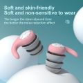 1 Pair Sleeping Ear Plugs Noise Cancelling Loop Earplugs Soft Silicone Earplugs for Sleep Anti-noise Swim Ear Waterproof Earplug. 