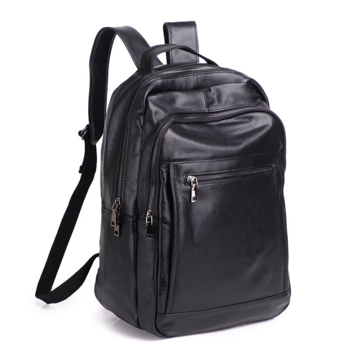 Brand New 100% Genuine Leather Black BACK high quality PACK Bag