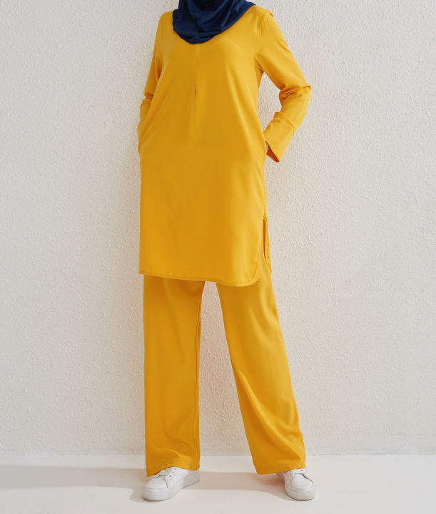 Ladies%202%20Pcs%20Long%20Top%20and%20Pants%20Set%20Islamic%20Active%20Wear%20Arabian%20Yoga%20Jogging%20Modest%20Sportswear%20-%20Image%202