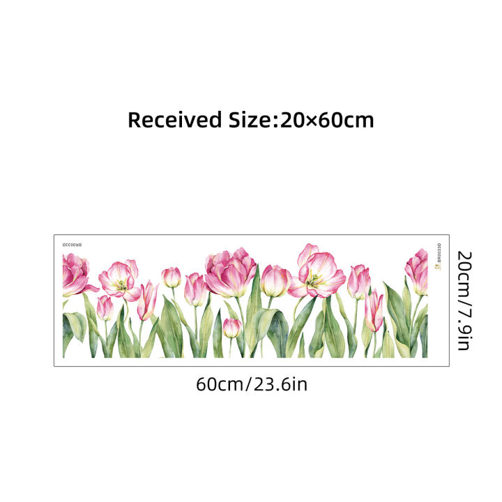 Glass%20sticker%20double-sided%20D%20flower%20photo%20light%20BR0033%20pink%20tulip%20self-adhesive%20window%20beautification%20decorative%20sticker%20-%20Image%206
