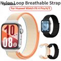 Fashions Nylon Loop Strap for Huawei Watch Fit 3/4 Breathable Wristband Accessories for Huawei Watch Fit 4/4 Pro Band Smartwatch Bracelet.