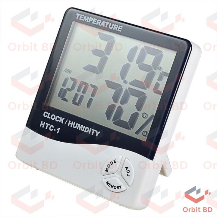 HTC2%20H.T.C-2%20Digital%20LCD%20Display%20With%20Temperature%20Humidity%20Meter%20Gauge%20Thermometers%20Hygrometer%20Temperature%20Sensor%20Indoor%20Outdoor%201.5M%20Length%20Cable%20Probe%20With%20Clock%20Wall%20Mount%20Meter(null)%20-%20Image%204