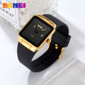 SKMEI Women Fashion Elegant Stopwatch Quartz Watches Womens Casual Simple Wristwatches Waterproof Famale Clcok Reloj Mujer 2173. 