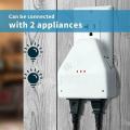 QI Light Switch Clapper Sound Activated Clap On/off Wall Socket Outlet Adapter Smart Home Accessories. 