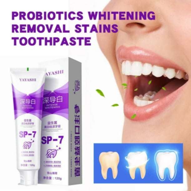 Yayashi sp-7 Probiotic Toothpaste freshen breath maintain oral health whiten teeth Stain Removing Sp-7 Toothpaste Teeth Cleaner Plaque Remove