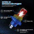 SL M3 LED Headlight Bulb 10-16V 6500K Ultra Bright Plug-Play Halogen Replacement Bulbs With Fan Waterproof Pack Of 2.