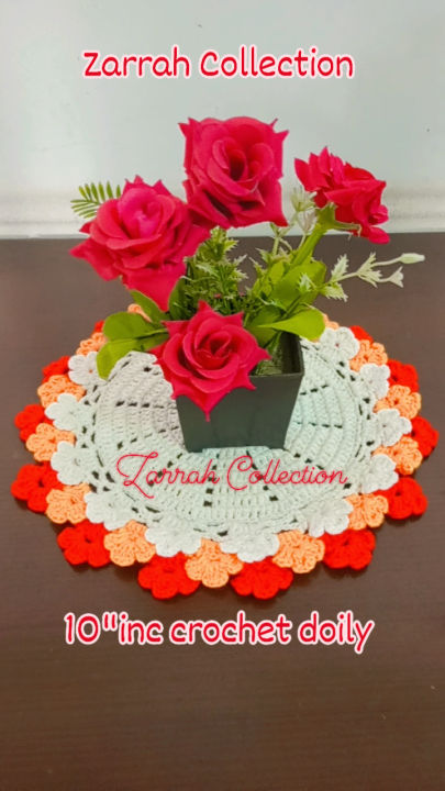 Unique%20Design%20Sun%20Flower%2010"inc%20Crochet%20Doily%20Plate%20mat%20Round%20one%20piece%20-%20Image%204