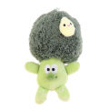 Cute Vegetable Broccoli Plush Stuffed Doll Couple Keychain Bag Pendant Kid Gift.