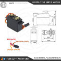 Servo Motor MG995 / MG996R Fully Metal Gear High Torque Servo Motor 180° Rotation Standard Quality with Gear Tools & Screw For Arduino, ESP, Raspberry pi or DIY Electronic Project..