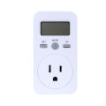 Digital Power Meter Plug-in Socket Electric Wattmeter Energy Monitor Meter LCD Display Household Measuring Socket Analyzer. 