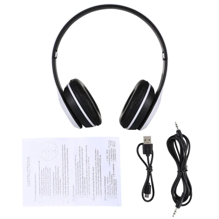 P47%20Foldable%20Wireless%20Bluetooth%20Headphone%20with%203.5mm%20Audio%20Jack,%20Support%20MP3%20/%20FM%20/%20Call%20-%20Image%204