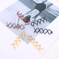 2pcs Fashion Beauteous Spiral Spin Screw Pin Hair Clip Twist Barrette. 