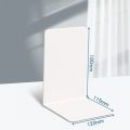【Big-promotion】 Book Holder L-shaped Desk Bookends Durable Display Book Stand Simple Book Support Rack Magazine. 