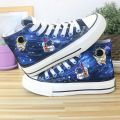 New High-Top Canvas Shoes White Shoes Women's Shoes Spring Sneakers Sneakers Men's Korean-Style Versatile Sneakers for Students Women. 
