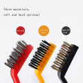 3Pcs Wire Clean Brush Set for Cleaning and Rust Removing, Stove Brush Kitchen countertop Range Hood Gap Cleaning Brush Pot Bottom Brush Wire Brush Gas Stove Brush. 