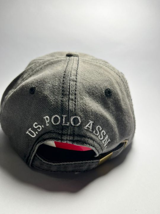 US%20POLO%20ASSN%201890%20Black%20Denim%20Washed%20Cap/%20Hat%20Premium%20-%20Image%206