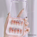 Nail Art Container Box Portable Plastic Organizar Box Storage Box Manicure Accessories DIY Display Holder Tool Transparent Gift Yao Store.