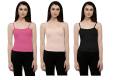 3 Pcs Ladies Camisole For All Season Use Cotton Cami Dress tank tops.