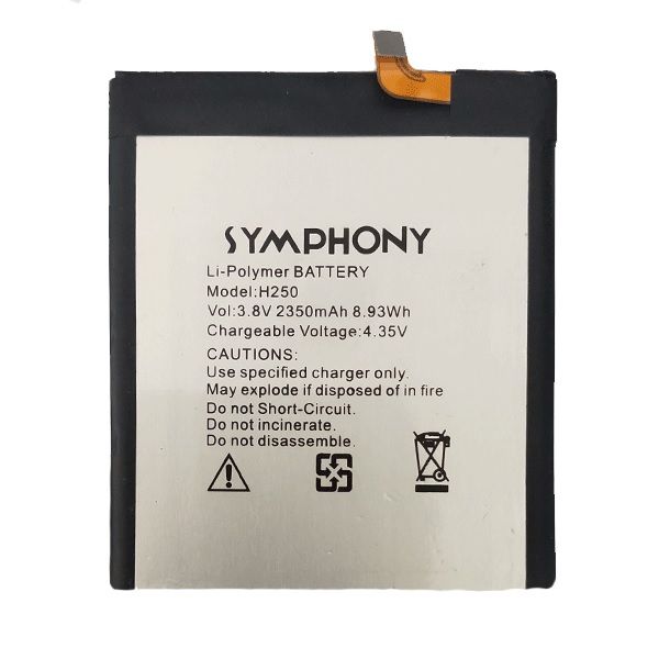 Symphony H250 Mobile Battery 2350 mAh