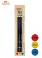Camel Black Charcoal Pencil Set – Medium, Soft & Hard for Sketching, Shading & Drawing. 