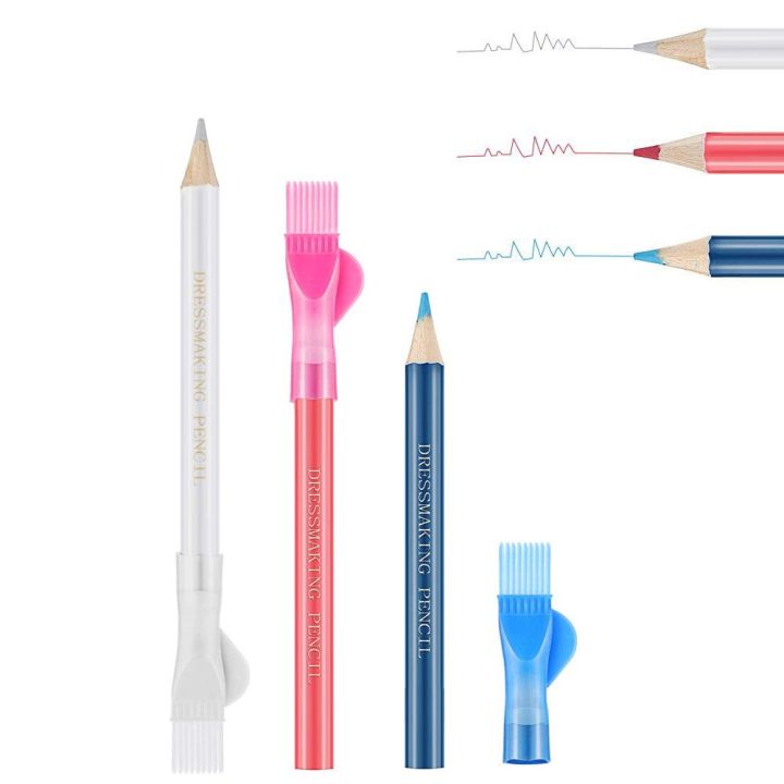 3Pcs/Set%20Fabric%20Erasable%20Sewing%20Accessories%20Patchwork%20Garment%20Pencil%20Dressmaker%20Pens%20Marker%20Pen%20Tailor's%20Chalk%20-%20Image%206