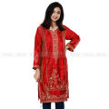 Pakistani Bin Saeed Silk Kurti One Piece for Women. 