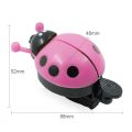 Cute Cartoon Ladybug Shaped Bike Bell Children Balance Car Bicycle Hand Press Small Bells Easy Operation Sports Bike Accessories.