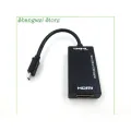 Micro USB MHL to HDMI HDTV Adapter Cable For HTC ONE m7 m8 phone. 