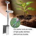 Planting Tool Premium Bulb Planter Tool with T-shaped Handle for Easy Planting Rustproof Comfortable Grip Multi-functional Drill Tool for Gardens High-quality Garden Planter.