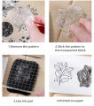 Sweet Journal Clear Silicone Stamp Butterfly Flower Letters Style Transparent Stamps for DIY Scrapbooking Photo Album Cards Handmade Paper Craft Decoration. 