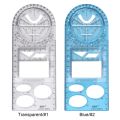For School Office Architecture Supply Multifunctional Geometric Ruler Geometric Drawing Template Measuring Tool линейка школьная. 