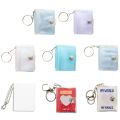 Clear PVC Small Picture Book Mini Photo Album Keychain Photos Key Chain For Christmas Birthday Wedding Banquet Gifts 1pcs/set. 