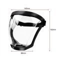 Work Protection Mask Transparent Facial Protector Face FaceMask Protective Outdoor Heating Home Kitchen Tools Full Face Mask. 