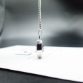Lucky Titanium Steel Letters Rotatable Wheel Necklace for Men Stainless Steel Necklace Rotate Hip Hop Punk Pendant Necklace.