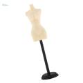7x1/12 Scale Doll House Miniature Mannequin Model Display Stand Decor Gold. 
