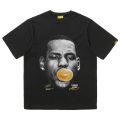 Rock Plan American T-shirt NBA Player Print Graphic T Shirts Sleeve Cotton Half Sleeve Oversized Tee Shirt Men Woman Clothing.