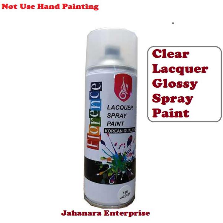 Clear Lacquer Glossy Spray Paint 400ml