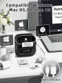 Phonemo M220 Barcode Printer Handheld Mini Bluet-ooth Thermal Printer Intelligent Label Printer. 