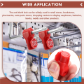 100pcs 6mm Plastic Anti-Theft Locks Unlock Device Retail Shop Supermarket Peg Hook Stop Lock Pegboard Hook Lock. 