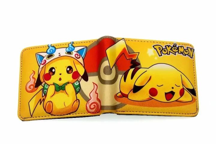 Pokemon%20Cartoon%20Printed%20Wallet%20for%20Woman%20Boys%20and%20Girls%20Animation%20Peripheral%20Short%20Wallet%20Student%20Twofold%20PU%20Leather%20Money%20Purse%20-%20Image%202