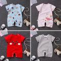 Baby Rompers Summer New Baby Boys Girls Clothing Newborn Infant Short Sleeve Jumpsuit Cotton Toddler Climbing Suit Clothing. 