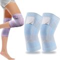 1/2PC Elastic Bandage Pressurized Knee Pads Knit Knee Support Protector Fitness Sport Running Muscle Pain Relief Joint Protective Gears. 