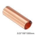 Practical Ultra-thin Copper Sheet Roll Double Sided 100 x 1000mm Metal Foil Plate Copper Belt Electricity DIY Project. 