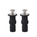 Top Fix Toilet Seat Screws Nut Toilet Seat Expansion Screw Hinges WC Blind Hole Fitting Kits Universal Bathroom Accessories.