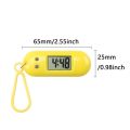 1PC Color Student Mini Electronic Clock Keychain Electronic Oval Watch Digital Table Time Display Clock Hanging Keychain Portabl. 